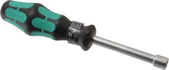 Wera - 11/32" Hollow Shaft Nutdriver - Ergonomic Handle, 7-1/4" OAL - All Tool & Supply