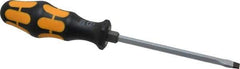 Wera - 230mm OAL Standard Slotted Screwdriver - Hexagon Shank, Ergonomic Handle - All Tool & Supply