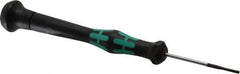 Wera - Electronic/Electrostatic Slotted Screwdriver - 40mm Blade Length, Round Shank, Ergonomic Handle - All Tool & Supply