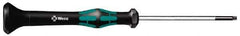 Wera - T20 Torx Driver - 2-3/8" Blade Length, 6-3/16" OAL, Micro Handle - All Tool & Supply