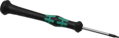 Wera - T6 Torx Driver - 1-9/16" Blade Length, 3-7/8" OAL, Micro Handle - All Tool & Supply