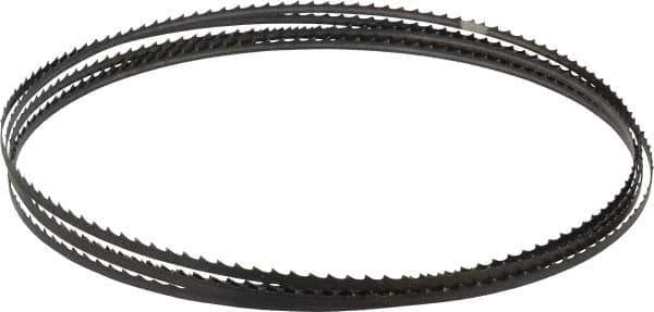 Starrett - 4 TPI, 12' 6" Long x 1/4" Wide x 0.025" Thick, Welded Band Saw Blade - Carbon Steel, Toothed Edge, Raker Tooth Set, Flexible Back, Contour Cutting - All Tool & Supply