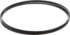 Starrett - 6 TPI, 12' 6" Long x 1/4" Wide x 0.025" Thick, Welded Band Saw Blade - Carbon Steel, Toothed Edge, Raker Tooth Set, Flexible Back, Contour Cutting - All Tool & Supply