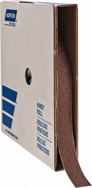 Norton - 1" x 50 Yd 80 Grit Aluminum Oxide Cloth Roll - Medium Grade, J Weighted Backing - All Tool & Supply