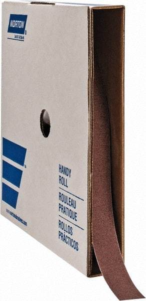 Norton - 1" x 50 Yd 120 Grit Aluminum Oxide Cloth Roll - Fine Grade, J Weighted Backing - All Tool & Supply