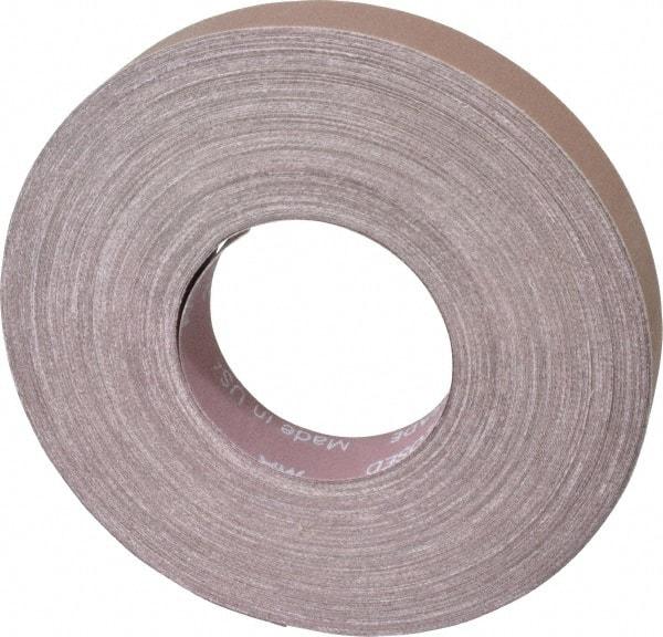 Norton - 1" x 50 Yd 320 Grit Aluminum Oxide Cloth Roll - Extra Fine Grade, J Weighted Backing - All Tool & Supply