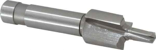 Made in USA - 5/16-24" Port, 0.742" Spotface Diam, 1/8" Tube Outside Diam, Reamer Pilot, Straight Shank, High Speed Steel Porting Tool - All Tool & Supply