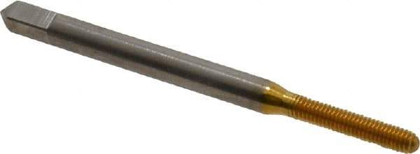 Balax - M2.5x0.45 Metric Coarse D6 Thread Limit Bottoming Thread Forming Tap - High Speed Steel, TiN Finish, 1-13/16" OAL, 1/2" Thread Length, Right Hand Thread, Series BXMB - All Tool & Supply