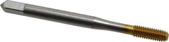 Balax - M4x0.70 Metric Coarse D7 Thread Limit Bottoming Thread Forming Tap - High Speed Steel, TiN Finish, 2-1/8" OAL, 3/4" Thread Length, Right Hand Thread, Series BXMB - All Tool & Supply