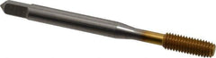 Balax - M5x0.80 Metric Coarse D8 Thread Limit Bottoming Thread Forming Tap - High Speed Steel, TiN Finish, 2-3/8" OAL, 7/8" Thread Length, Right Hand Thread, Series BXMB - All Tool & Supply