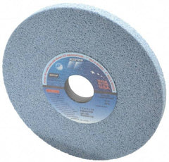 Norton - 7" Diam x 1-1/4" Hole x 1/2" Thick, H Hardness, 46 Grit Surface Grinding Wheel - Ceramic, Type 1, Coarse Grade, 3,600 Max RPM, Vitrified Bond, No Recess - All Tool & Supply