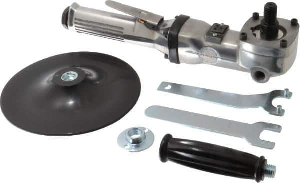 Value Collection - 7" Wheel Diam, 4,500 RPM, Pneumatic Angle & Disc Grinder - 5/8-11 Spindle - All Tool & Supply