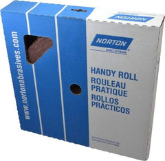 Norton - 1-1/2" x 50 Yd 60 Grit Aluminum Oxide Cloth Roll - Medium Grade, J Weighted Backing - All Tool & Supply