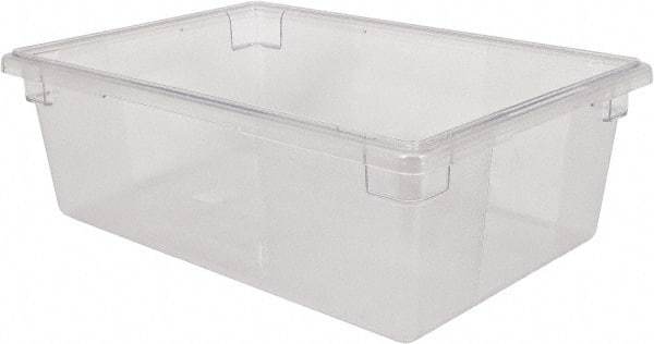 Rubbermaid - Rectangular, Clear Polycarbonate Food Tote Box - 9" High x 12" Wide x 18" Long - All Tool & Supply