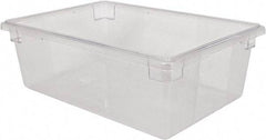 Rubbermaid - Rectangular, Clear Polycarbonate Food Tote Box - 6" High x 12" Wide x 18" Long - All Tool & Supply