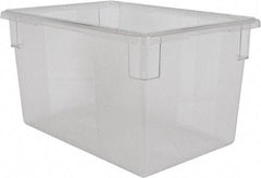 Rubbermaid - Rectangular, Clear Polycarbonate Food Tote Box - 15" High x 18" Wide x 26" Long - All Tool & Supply