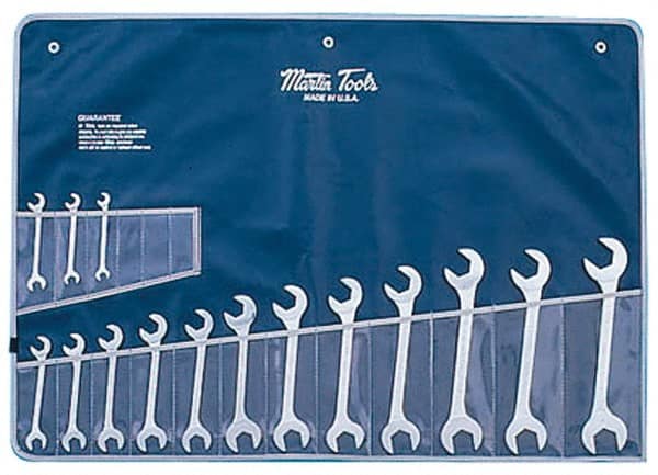 Martin Tools - 15 Piece, 3/8 to 1-1/4" Hydraulic Wrench Set - All Tool & Supply