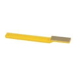 3M - 1-3/4" OAL Very Fine Sharpener Diamond File - 1/2" Wide, 1-3/4 LOC, Yellow - All Tool & Supply