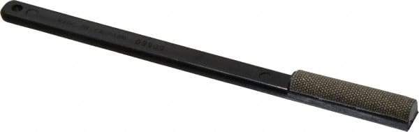 3M - 1-3/4" OAL Fine Half Round Sharpener Diamond File - 1/2" Wide, 1-3/4 LOC, Black - All Tool & Supply