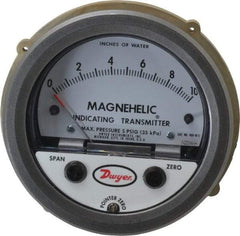 Dwyer - 25 Max psi, Differential Pressure Transmitter with Indication - 1/8" Thread - All Tool & Supply