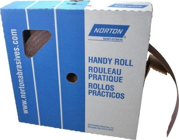 Norton - 2" x 50 Yd 60 Grit Aluminum Oxide Cloth Roll - Medium Grade, J Weighted Backing - All Tool & Supply