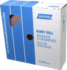 Norton - 2" x 50 Yd 240 Grit Aluminum Oxide Cloth Roll - Very Fine Grade, J Weighted Backing - All Tool & Supply