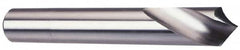 120° 2-1/2″ OAL 2-Flute Solid Carbide Spotting Drill Bright/Uncoated, 3/16″ Flute Length, 3/8″ Shank Diam, RH Cut