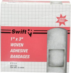 North - 3" Long x 1" Wide, General Purpose Self-Adhesive Bandage - Beige, Woven Fabric Bandage - All Tool & Supply