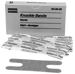 North - 3" Long x 1-1/2" Wide, Knuckle Bandage Self-Adhesive Bandage - Beige, Woven Fabric Bandage - All Tool & Supply