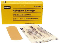 North - 3" Long x 1" Wide, General Purpose Self-Adhesive Bandage - Beige, Plastic Bandage - All Tool & Supply