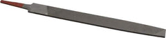 Simonds File - 8" Long, Smooth Cut, Flat American-Pattern File - Double Cut, Tang - All Tool & Supply