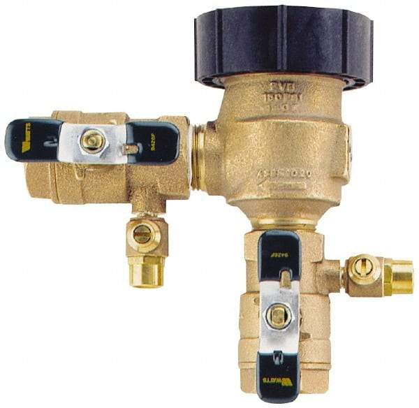 Watts - 2" Pipe, 125 Max psi, Uncoated Lead Free Bronze, Pressure Vacuum Breaker - EPDM Seal, NPT End Connections, Use with Potable Water Applications - All Tool & Supply