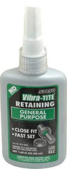 Vibra-Tite - 50 mL Bottle, Green, High Strength Liquid Retaining Compound - Series 530, 24 hr Full Cure Time - All Tool & Supply