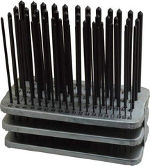 Value Collection - 60 Piece, Transfer Punch Set - Round Shank - All Tool & Supply