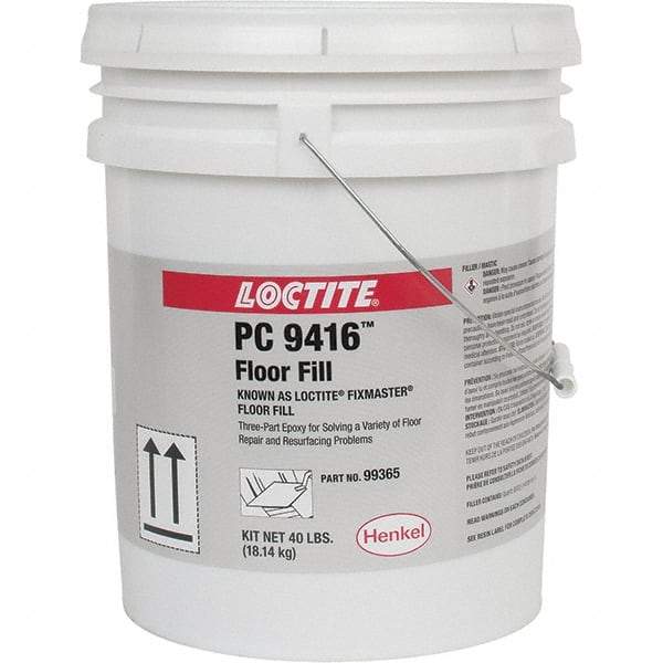 Loctite - 40 Lb Kit Gray Epoxy Resin Filler/Repair Caulk - -20 to 225°F Operating Temp, 6 min Tack Free Dry Time, 24 hr Full Cure Time, Series 135 - All Tool & Supply