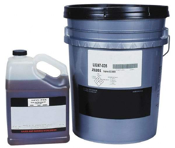 Lubriplate - 5 Gal Pail, Mineral Gear Oil - 148 SUS Viscosity at 210°F, 2260 SUS Viscosity at 100°F, ISO 460 - All Tool & Supply