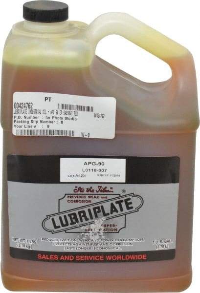 Lubriplate - 1 Gal Bottle, Mineral Gear Oil - 816 SUS Viscosity at 100°F, 86 SUS Viscosity at 210°F, ISO 150 - All Tool & Supply