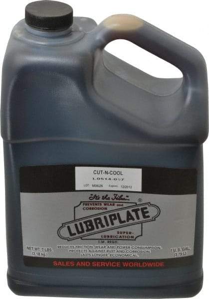 Lubriplate - Cut-N-Cool, 1 Gal Bottle Cutting Fluid - Water Soluble - All Tool & Supply