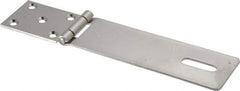 Made in USA - 1.88" Long x 8-3/4" Wide, Hasp - Stainless Steel - All Tool & Supply