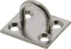 Made in USA - 0.625" High x 1" Wide x 113" Long Hasp Staple - 302/304 Stainless Steel, 0.072" Thick - All Tool & Supply