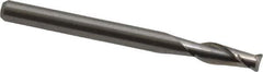 M.A. Ford - 1/8", 2 Flute, Single End, Solid Carbide, 0.02" Corner Radius End Mill - 1-1/2" OAL, 30° Helix, Right Hand Flute, 3/8" LOC, Right Hand Cut - All Tool & Supply