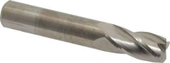 M.A. Ford - 1/2", 4 Flute, Single End, Solid Carbide, 0.06" Corner Radius End Mill - 3" OAL, 30° Helix, Right Hand Flute, 1" LOC, Right Hand Cut - All Tool & Supply