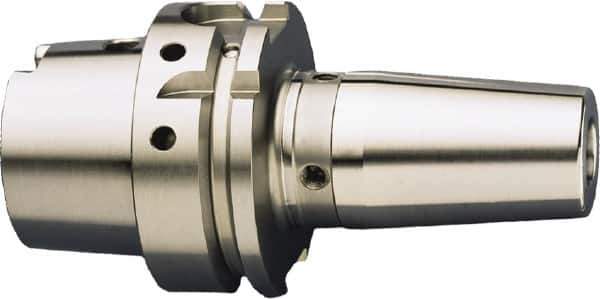 HAIMER - 1/2" Hole Diam, HSK100A Taper Shank Shrink Fit Tool Holder & Adapter - 6.3" Projection, 0.94" Nose Diam, 1.85" Clamping Depth, 25,000 RPM, Through Coolant - Exact Industrial Supply