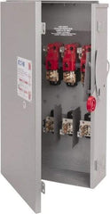 Eaton Cutler-Hammer - 200 Amp, 250 VDC, 480-600 VAC, 3 Pole Fused Safety Switch - NEMA 3R, 3 Phase, 50 hp at 480/600 VAC (Single Phase), 125 hp at 480 VAC, 150 hp at 600 VAC (Triple Phase), 3PST Contact Form - All Tool & Supply