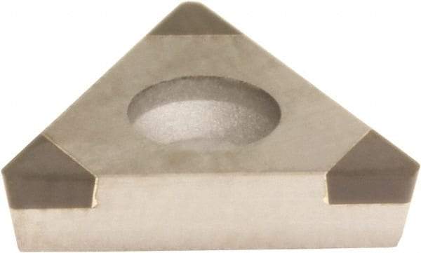 Sumitomo - 3NU-TPGA21.51 LS Grade BN7500 PCBN Turning Insert - Uncoated, 60° Triangle, 1/4" Inscr Circle, 3/32" Thick, 1/64" Corner Radius - All Tool & Supply