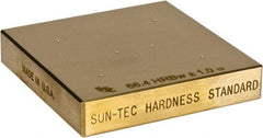 Made in USA - Rockwell A Scale, Hardness Calibration Test Block - A60 Hardness, Low Hardness Range Description, 2 Piece - All Tool & Supply