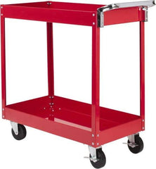 Sunex Tools - 350 Lb Capacity, 17" Wide x 34" Long x 33" High Service Cart - 2 Shelf, Steel - All Tool & Supply