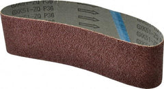 Tru-Maxx - 3" Wide x 24" OAL, 36 Grit, Aluminum Oxide Abrasive Belt - Aluminum Oxide, Very Coarse, Coated - All Tool & Supply