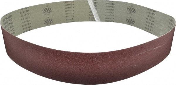 Tru-Maxx - 4" Wide x 60" OAL, 80 Grit, Aluminum Oxide Abrasive Belt - Aluminum Oxide, Medium, Coated - All Tool & Supply