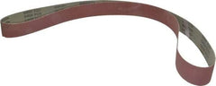 Tru-Maxx - 2" Wide x 72" OAL, 320 Grit, Aluminum Oxide Abrasive Belt - Aluminum Oxide, Extra Fine, Coated, X Weighted Cloth Backing - All Tool & Supply